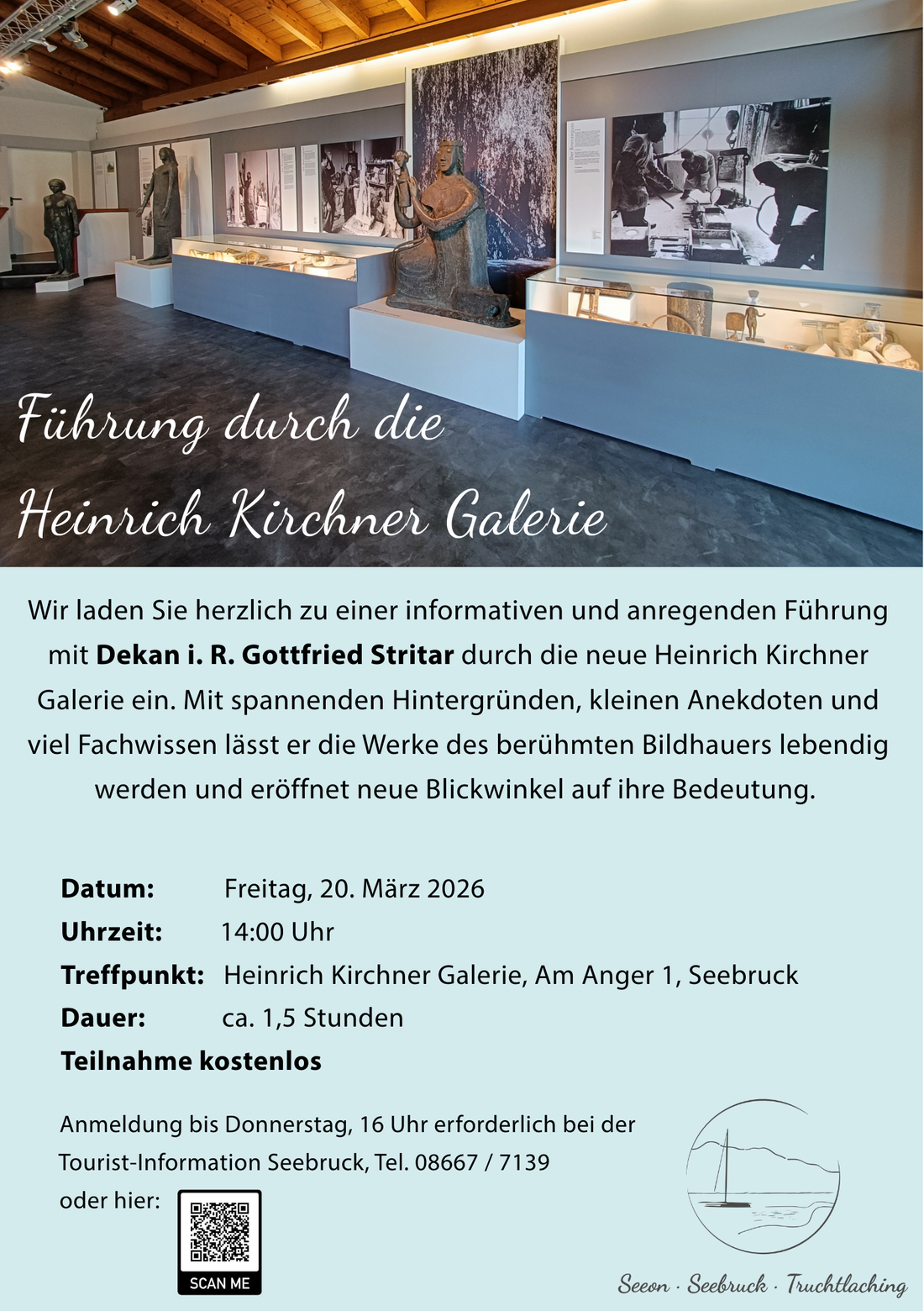 Plakat Sonderführung Heinrich Kirchner