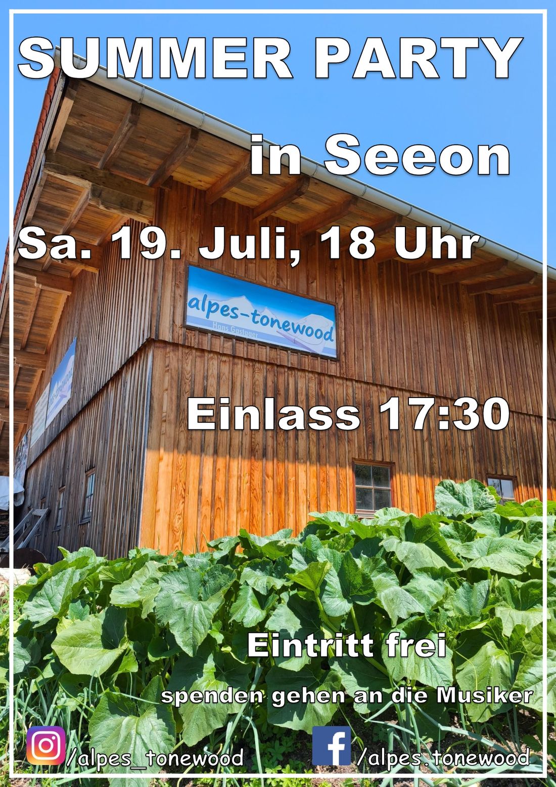 Summer Party 19. Juli 2025