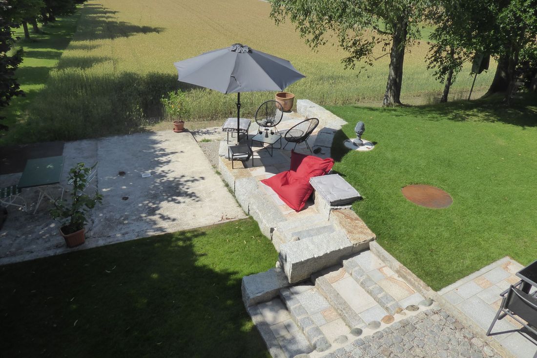 Unsere Terrasse ruhig gelegen