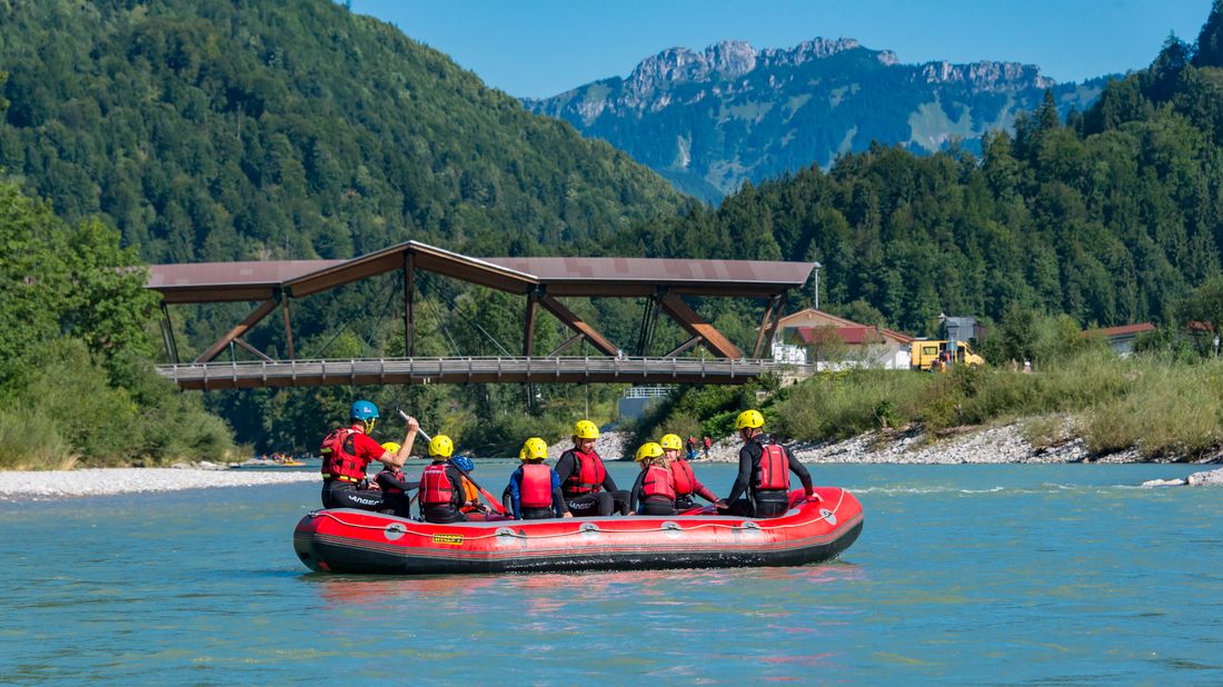 Rafting mit der Kaiserwinkl Adventure Crew