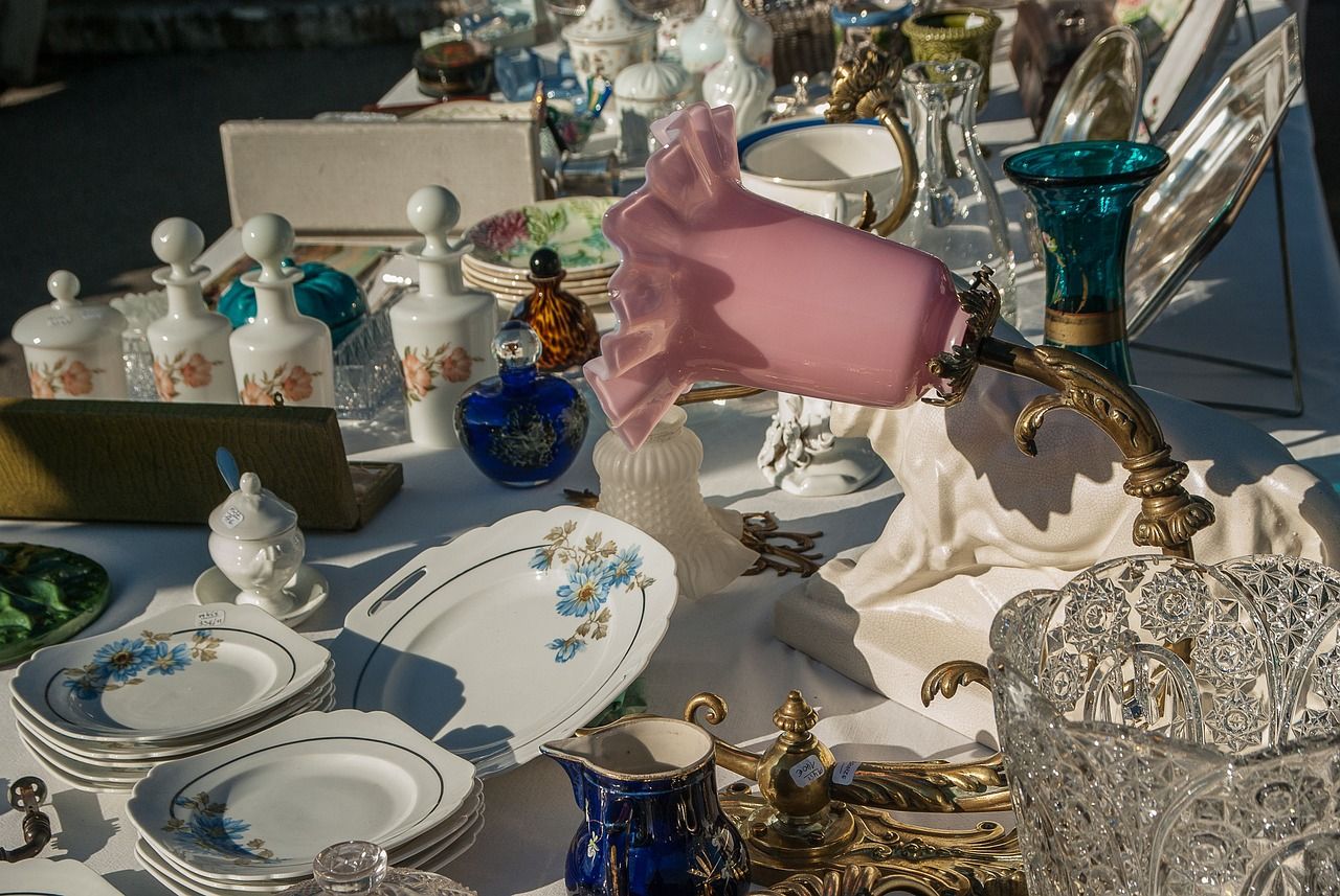 Flohmarkt-Stand