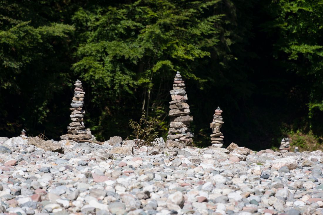 Blick auf Steintürme Kaiserwinkl Adventure Crew