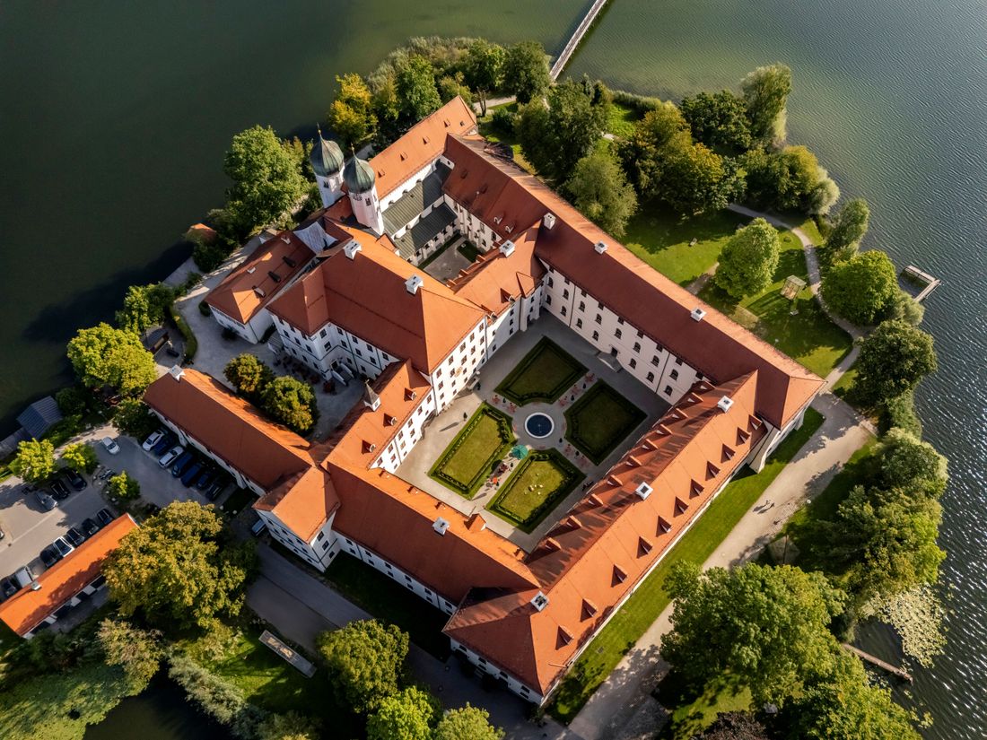 Vogelperspektive Kloster Seeon