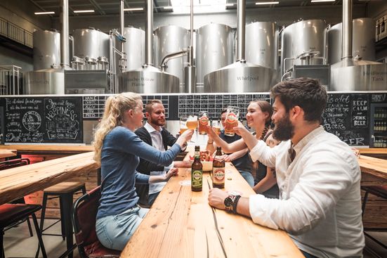 Camba Bavaria Bierverkostung in der Brauhalle