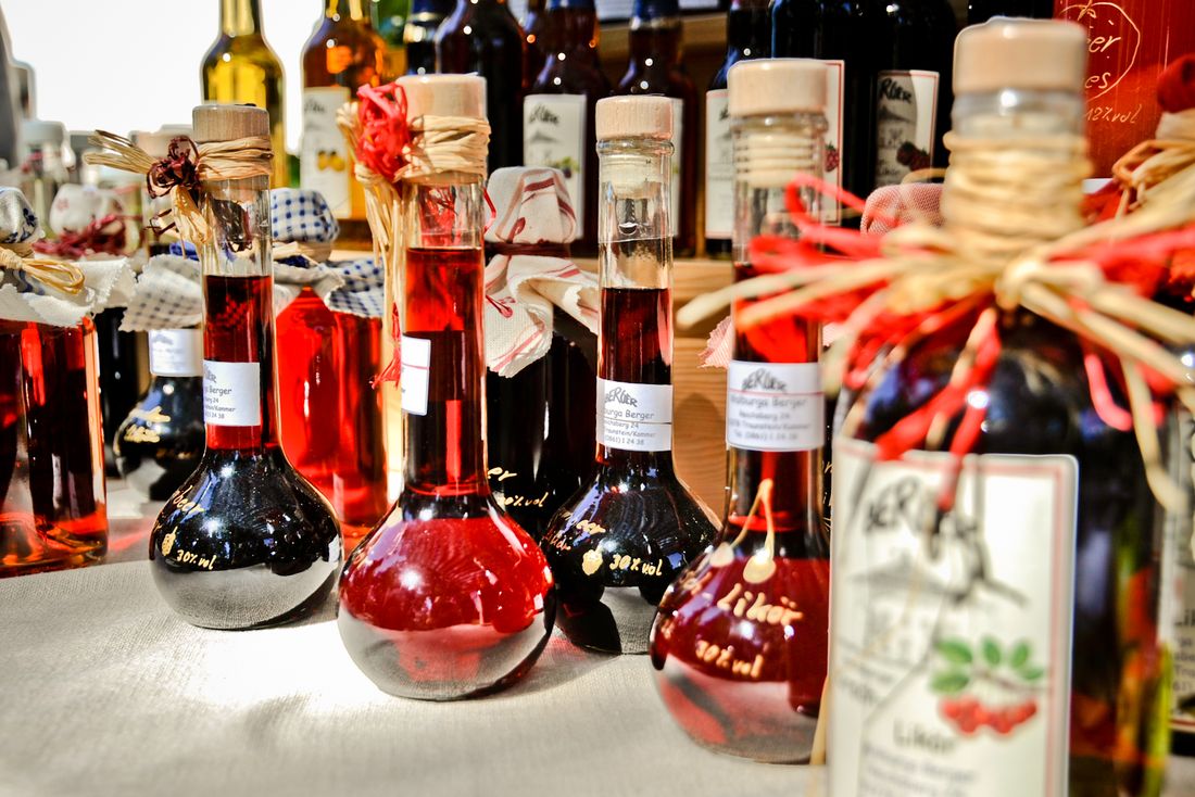 Regionale Produkte beim Klösterlichen Markt in Kloster Seeon