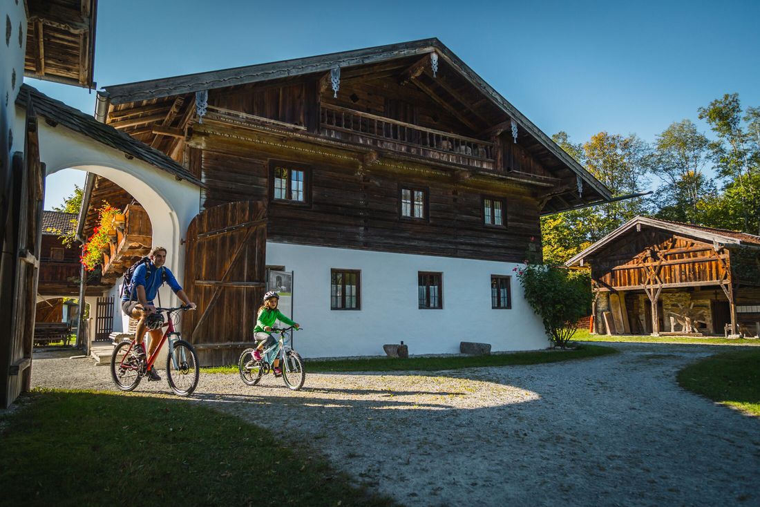 Radfahrer im Achental