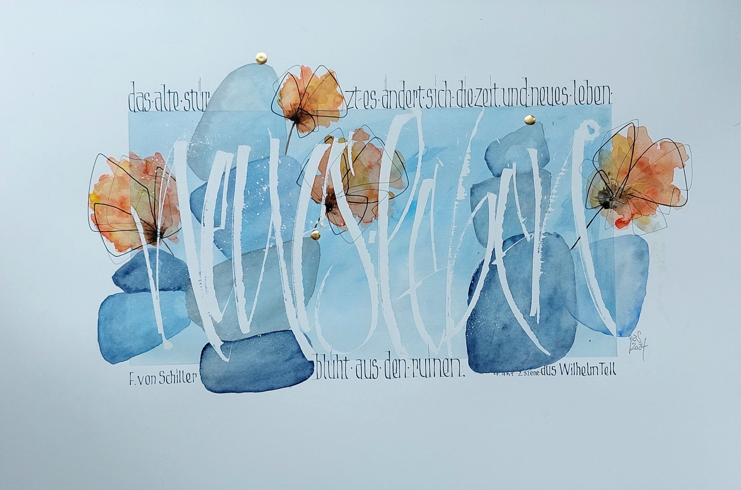 Kallgegraphie von Gisela zur Strassen