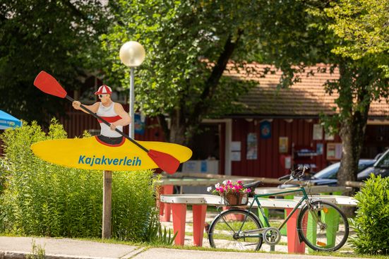 Kanu und Fahrradverleih Kaufmann in Seebruck
