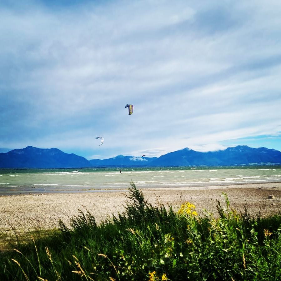 Kite- und Windsurfen am Chiemsee