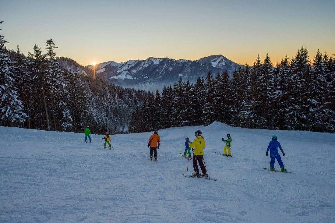 Skifahren auf der Kampenwand
