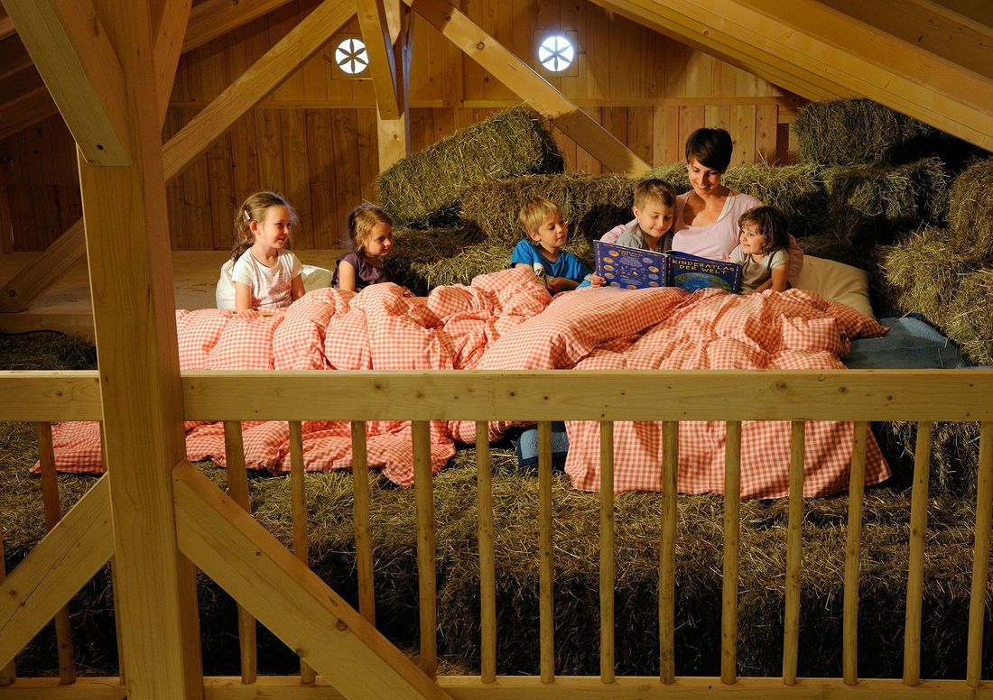 Übernachten im Kleintierhaus