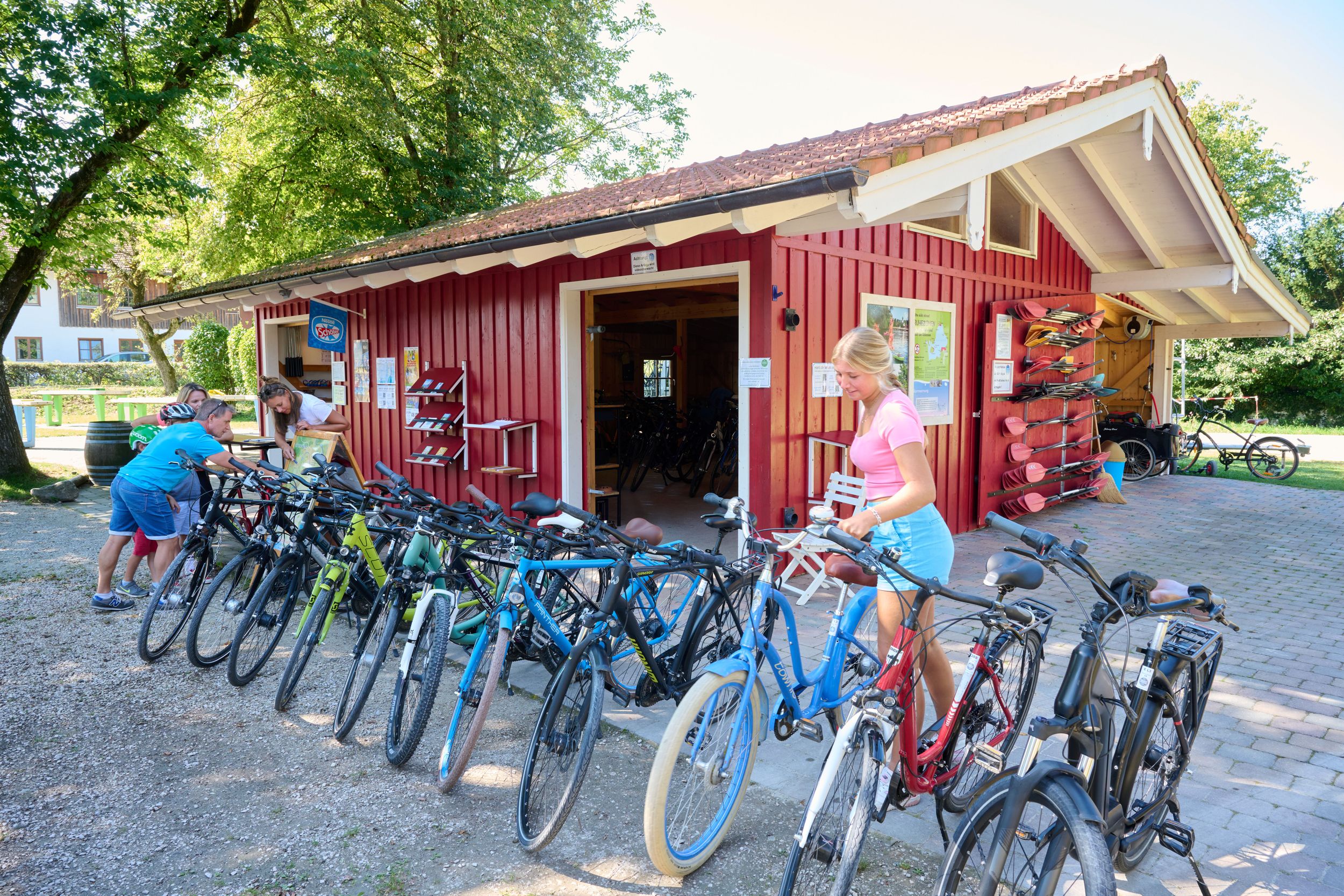 Fahrrad fahren mit Chiemsee-Kaufmann