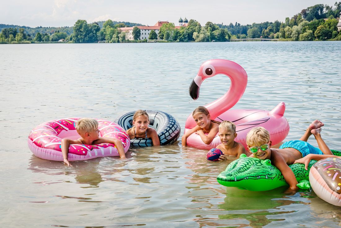 Schwimmen am Klosterseebad