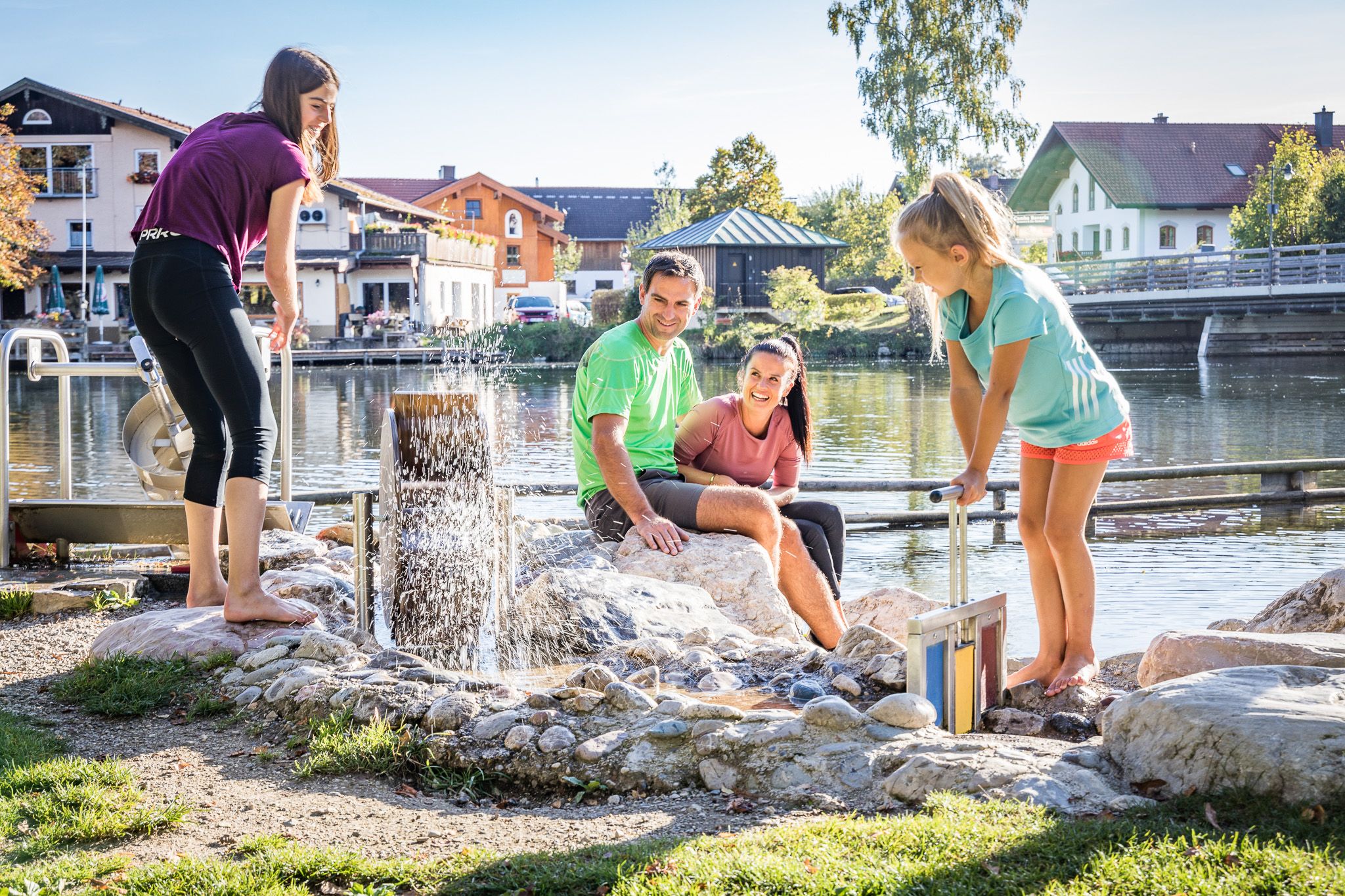 Wasserspielplatz Alzbad Truchtlaching