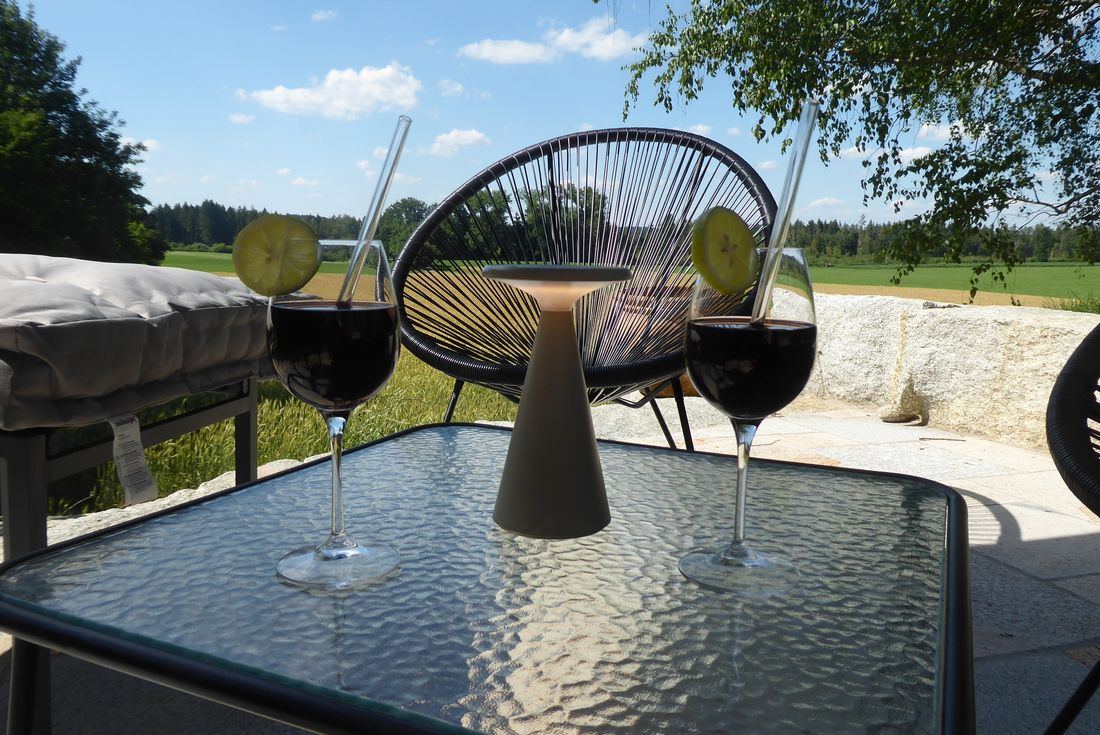 Auf der Terrasse genießen