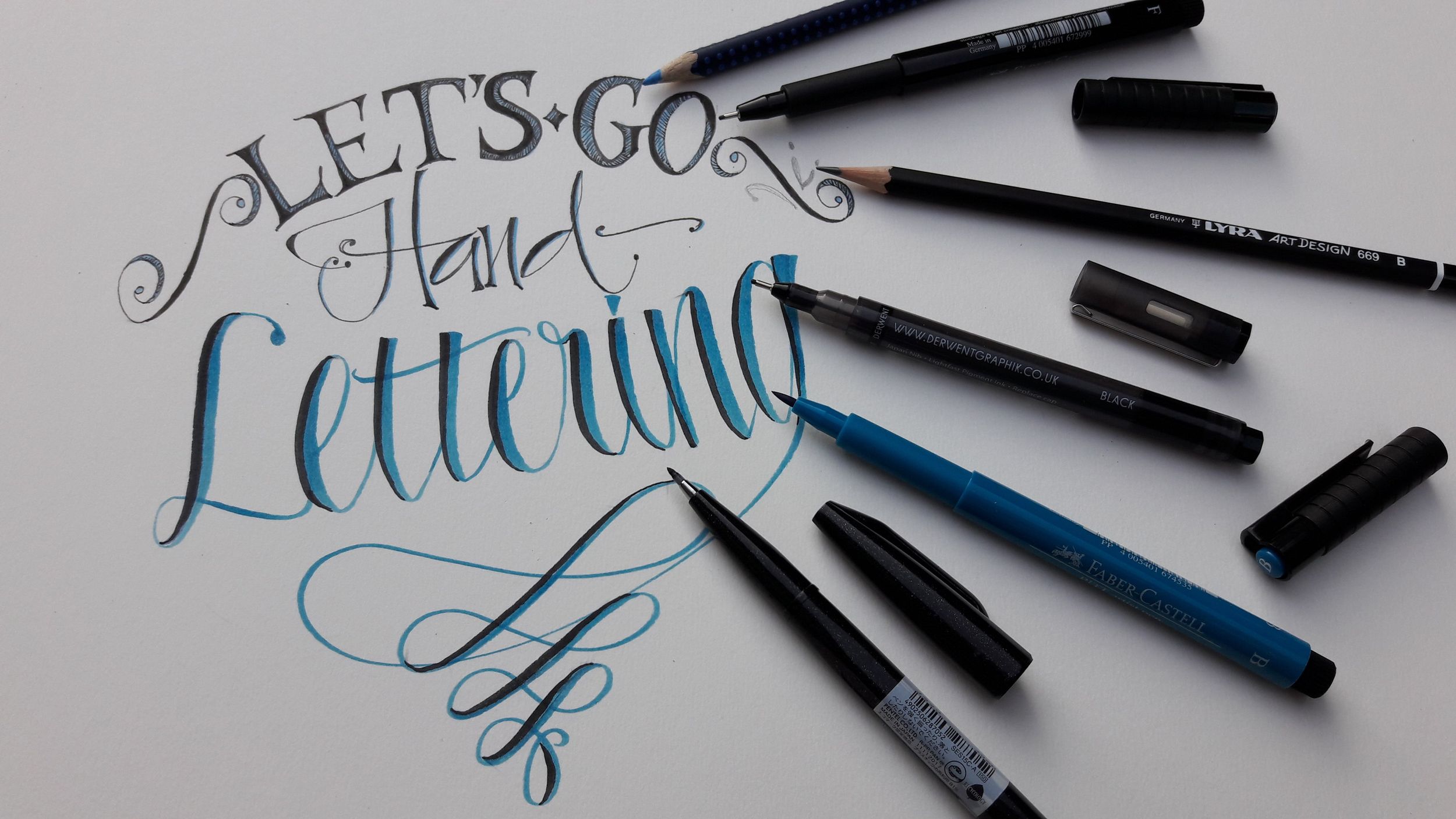 Workshop-Foto Handlettering