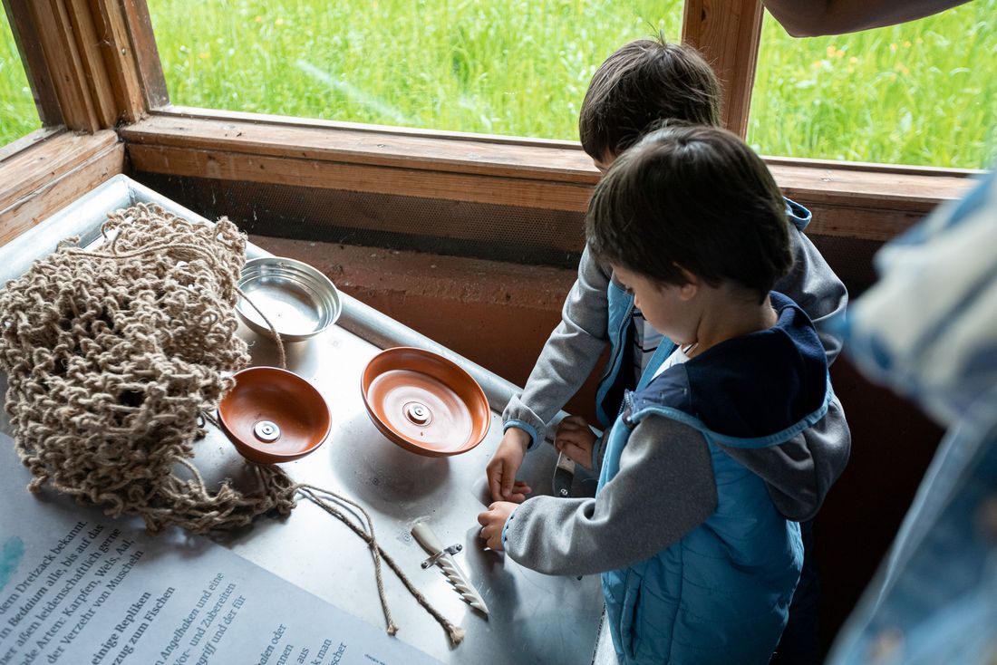 Römischen Fußbodenheizung in Seebruck