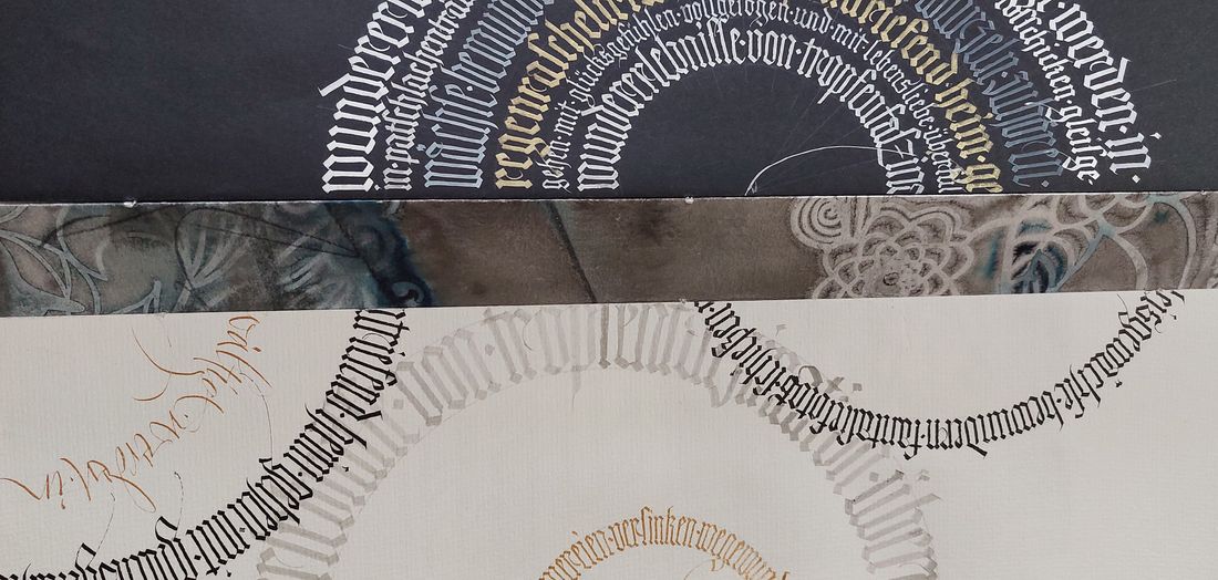 Textura & Handschrift im Dialog