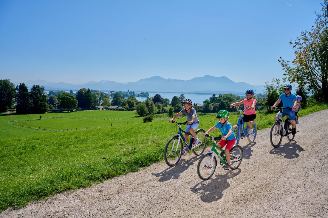 Fahrrad fahren mit Chiemsee-Kaufmann